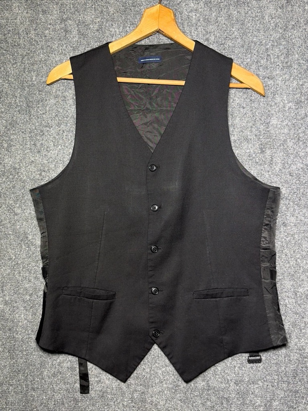 Stafford Black Men's Vest